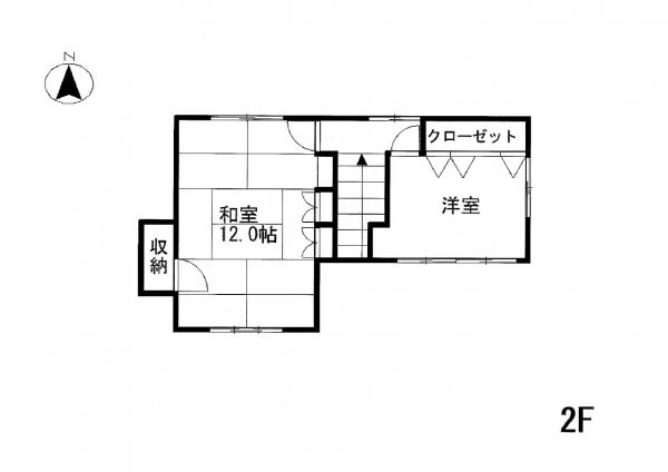 管理番号:3260(物件番号:UL-0276)2階間取り