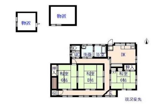 管理番号:4243(物件番号:UR-0216)の間取り
