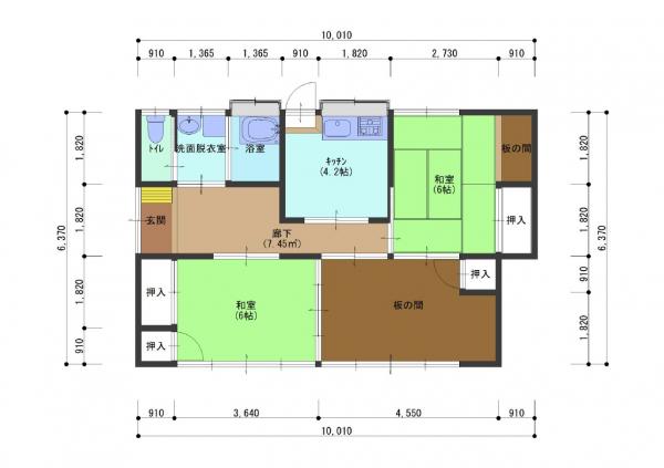 管理番号：2260（物件番号：UL-0235）の間取り