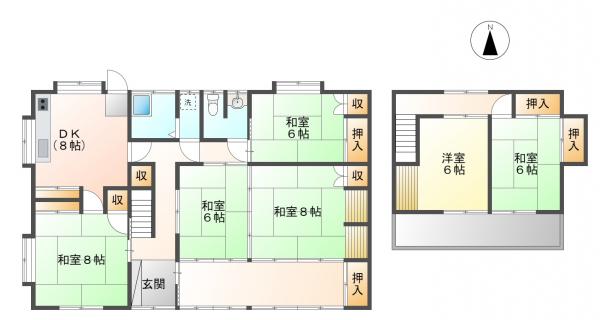 管理番号：3234（物件番号：UL-0237）の間取り