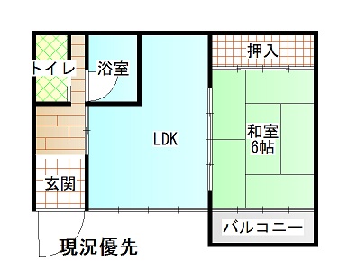 管理番号：5066（物件番号：UL-0066）の間取り