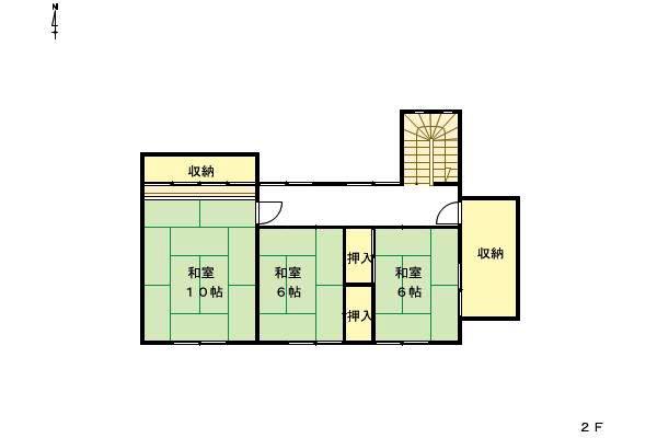 管理番号：2085（物件番号：UL-0085）の間取り2